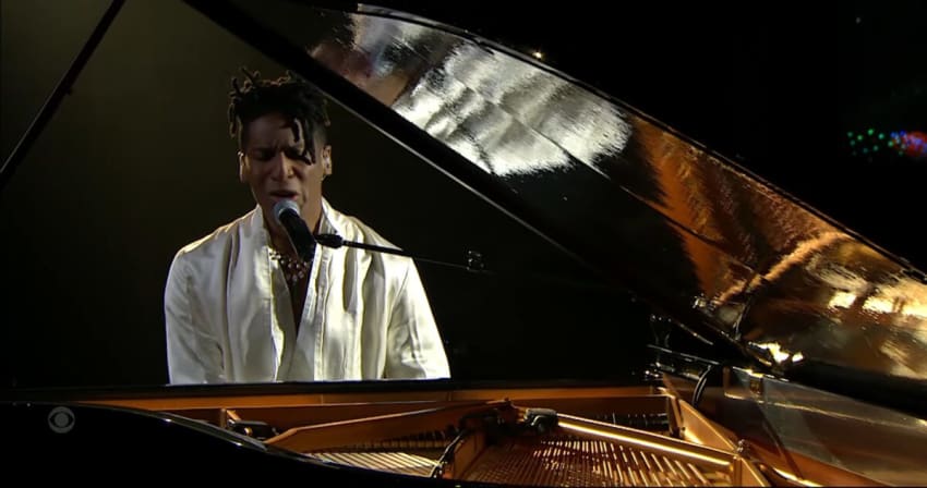 Jon Batiste Colbert Screen