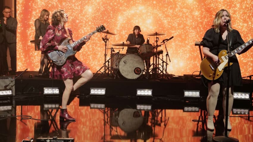 Watch Sleater-Kinney Perform Latest ‘Little Rope’ Single On ‘Kimmel’ With Fred Armisen