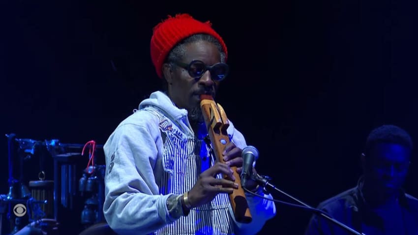 Watch André 3000 Bring ‘New Blue Sun’ Track To Life On ‘Colbert’