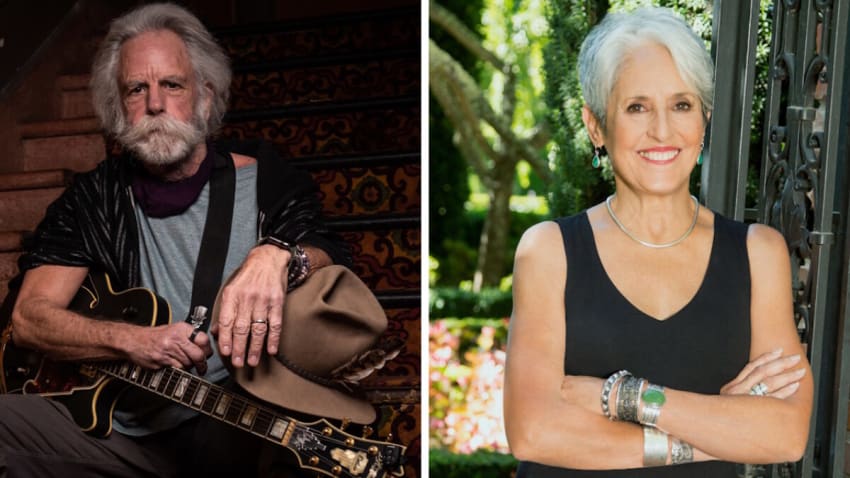 Watch Bob Weir & Joan Baez Collaborate At All-Star Tribute To Ramblin' Jack Elliott