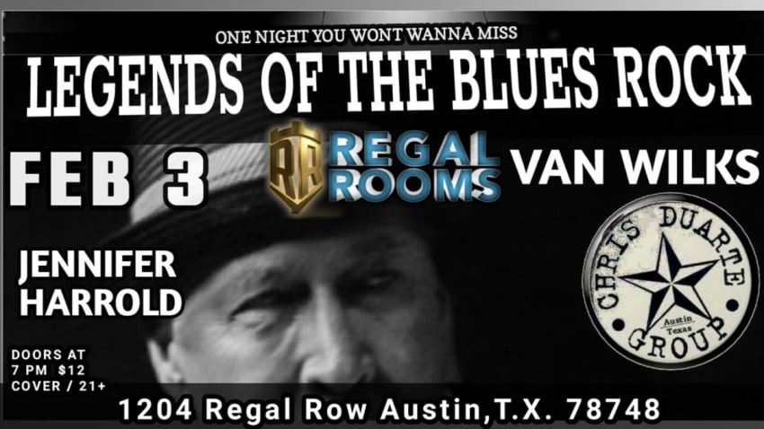 Chris Duarte Group, Van Wilks Band, Van Wilks, Chris Duarte and Jennifer harrold