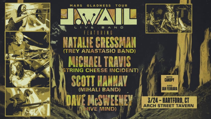 J.WAIL, Natalie Cressman, Michael Travis, Scott Hannay and Dave McSweeney