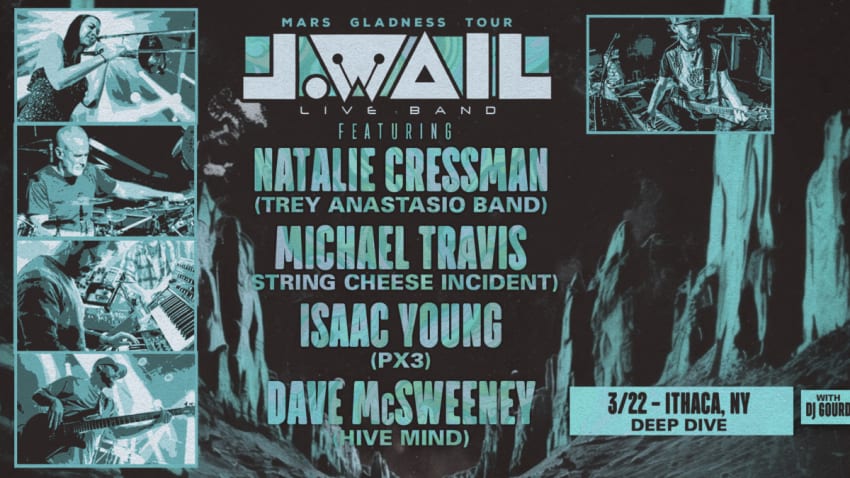 J.WAIL, Natalie Cressman, Michael Travis, Isaac Young and Dave McSweeney