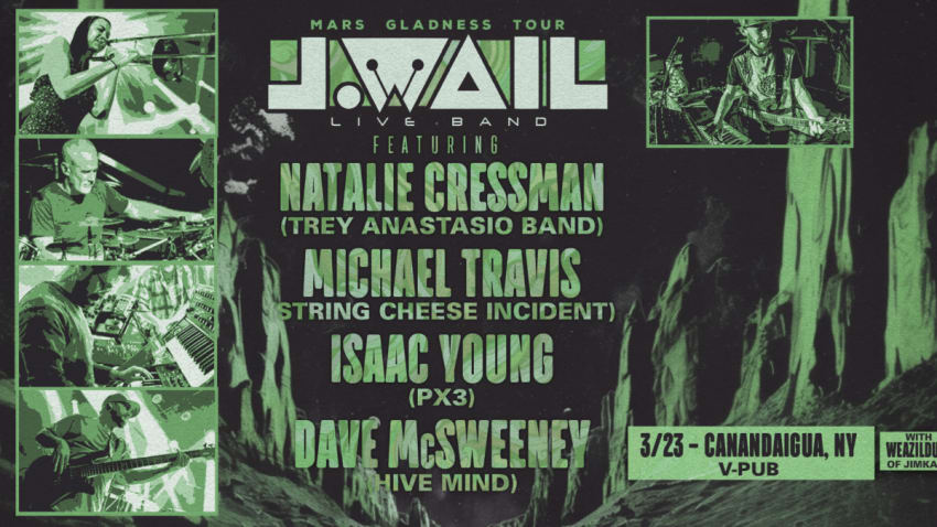 J.WAIL, Natalie Cressman, Michael Travis, Isaac Young and Dave McSweeney