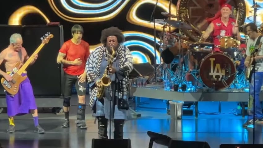 Watch Red Hot Chili Peppers Jam With Kamasi Washington In California
