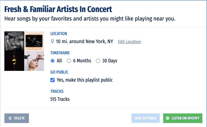 Old branding fresh and familiar in Concert page