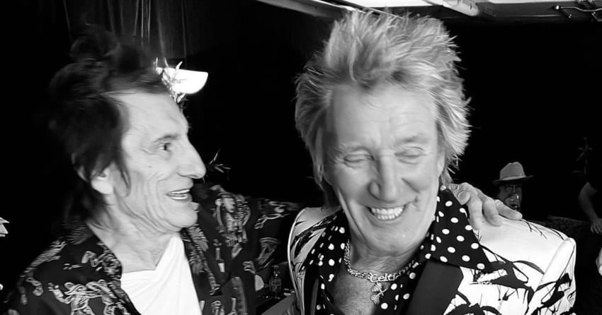 Rod Stewart Ronnie Wood Faces 2023