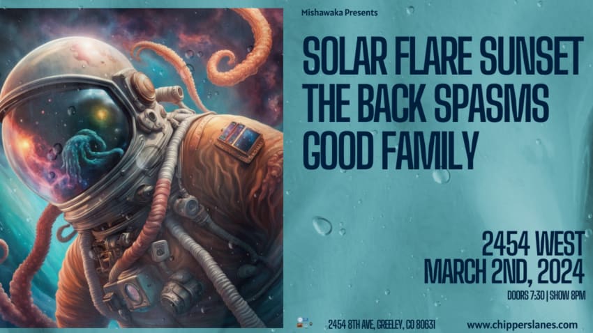 Solar Flare Sunset