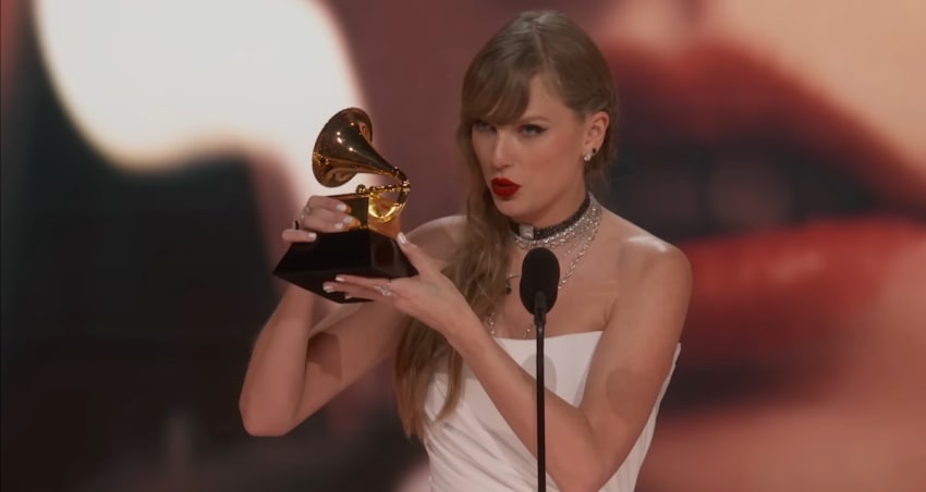 Taylor Swift Grammy Award Album Year Record