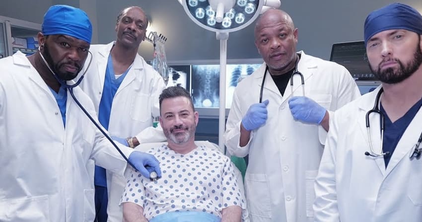 Dr. Dre Snoop Dogg 50 Cent Eminem Kimmel