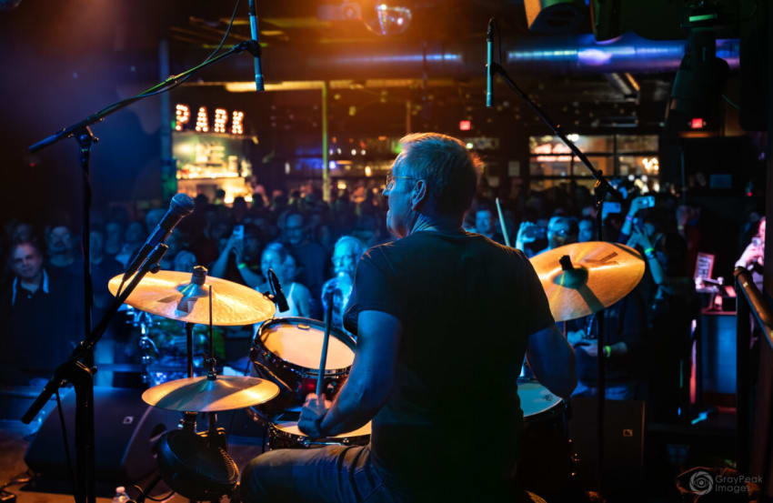 Gray - Lawton and crowd