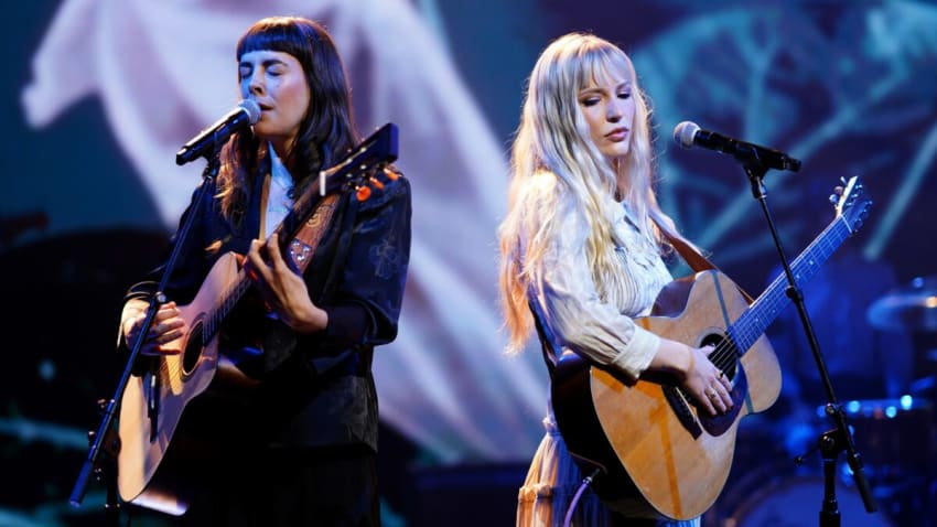 Watch Madi Diaz & Lennon Stella Unveil New Co-Write On 'Kimmel'