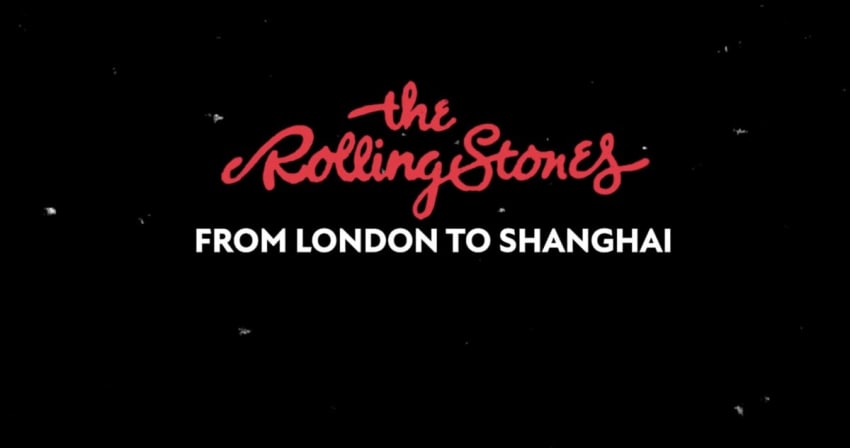 Rolling Stones from London to shanghai