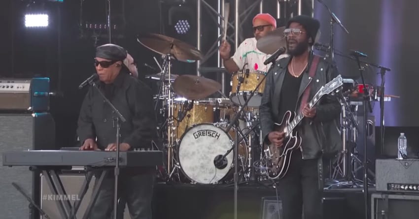 Gary Clark Jr Stevie Wonder Kimmel