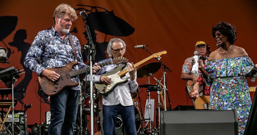 Jimmy Buffett Tribute Jazz Fest 2024 Coral Reefer Band Irma Thomas Sonny Landreth