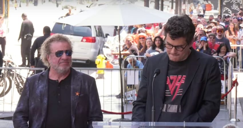John Mayer Sammy Hagar Hollywood Walk of Fame