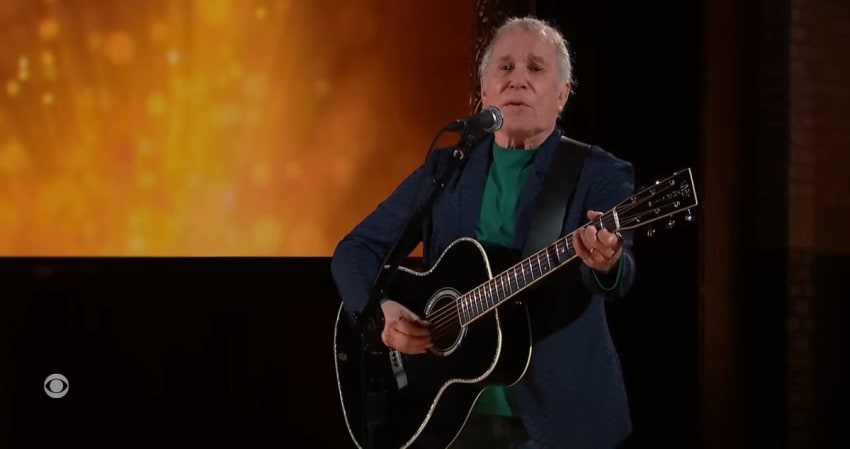 Paul Simon Slip Slidin Away Colbert