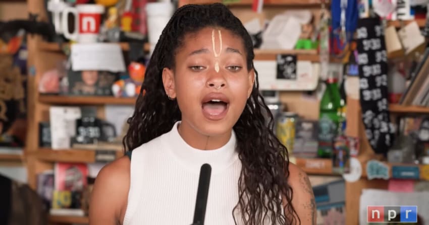 Willow Tiny Desk Concert Screen