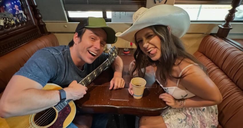 Lukas Nelson Sierra Ferrell Candid June 2024