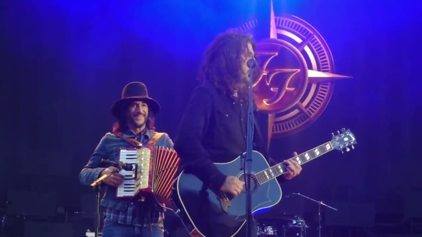 Foo Fighters Skin and Bones B stage Accordian Hampden Glasgow June 2024