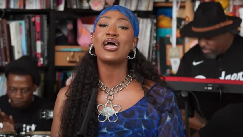 Tems Delivers Mesmerizing Musical Journey On ‘Tiny Desk Concert’
