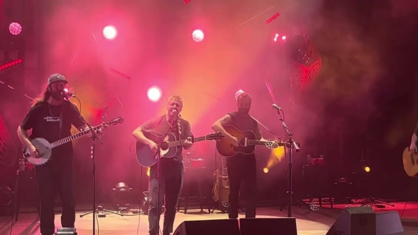 Josiah and the Bonnevilles and Trampled by Turtles playing Rocky Mountain High at Red Rocks 7/11/24