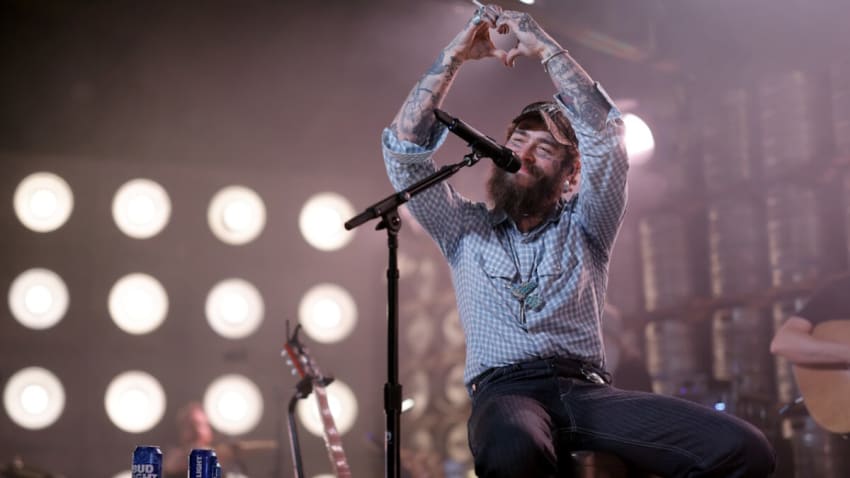 Post Malone Previews Country Album With Blake Shelton, Sierra Ferrell, HARDY & More In Nashville