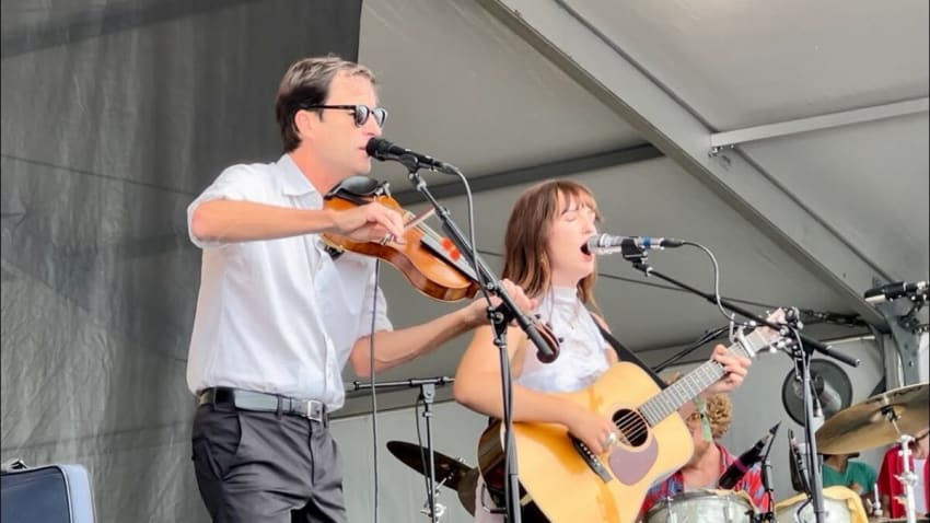 Andrew Bird & Madison Cunningham “Don’t Let Me Down Again” (Buckingham Nicks) Live @Newport 7/28/24