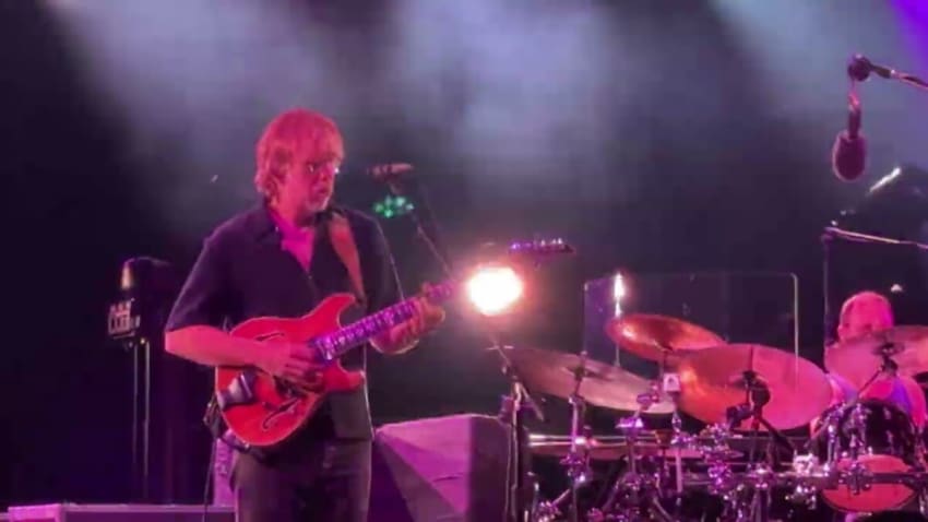 Phish performs “Axilla” at the Bethel Woods Center for the Arts in Bethel NY on August 11th 2024.