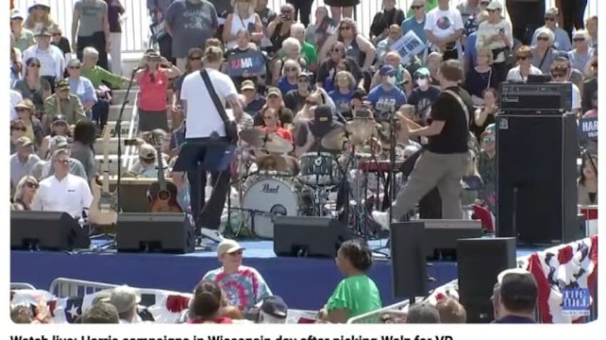 Bon Iver | Harris + Walz Rally | Eau Claire, WI | August 7, 2024