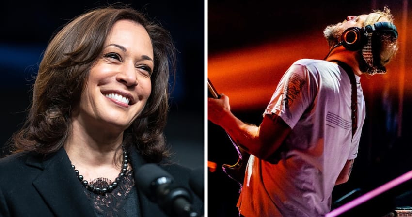 Bon Iver Kamala Harris Eau Claire Wisconsin Rally