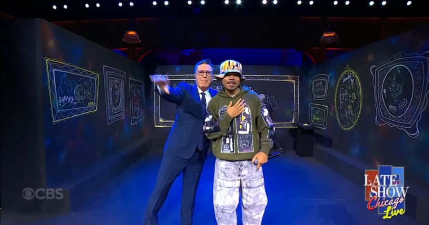 Chance The Rapper Colbert