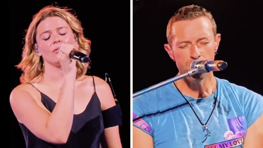 Maggie Rogers Helps Coldplay’s Chris Martin Cover His Favorite Taylor Swift Song At Vienna Finale