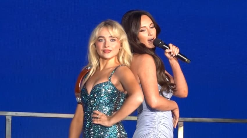 Sabrina Carpenter & Kacey Musgraves Perform ‘These Boots Are Made For Walkin’’ At Outside Lands