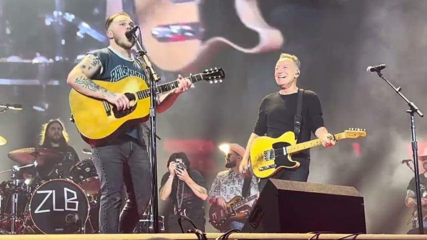 Bruce Springsteen & Zach Bryan Bring 'Atlantic City' To Philadelphia