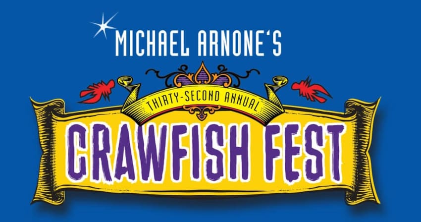 Michael Arnones Crawfish Fest 2025 Logo