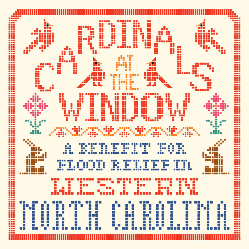 cardinals at the window