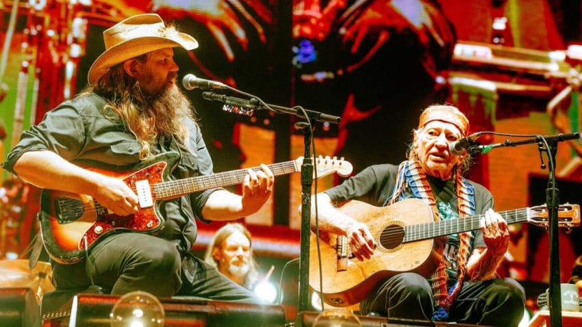 Chris Stapleton & Orville Peck Each Bring Out Willie Nelson At ACL Fest