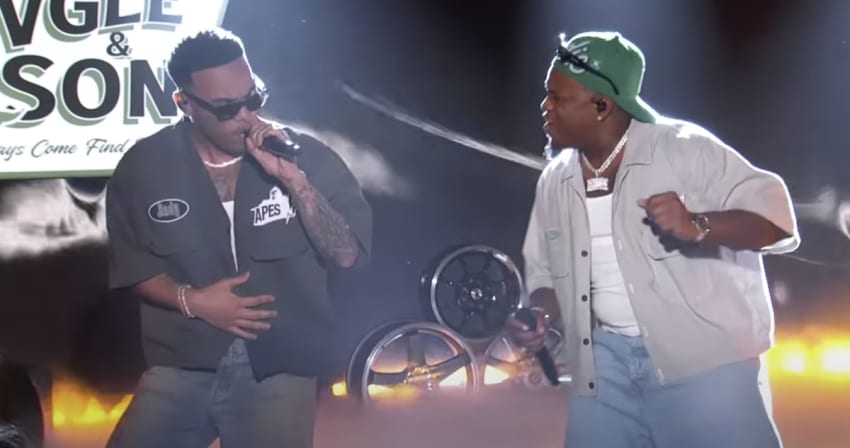 Blxst Anderson Paak Dance With The Devil Kimmel
