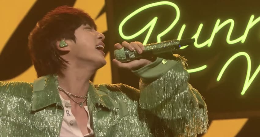 Jin BTS Running Wild Tonight Show Fallon