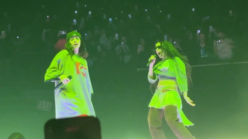 Billie Eilish & Charli XCX - Guess (Live Los Angeles CA)