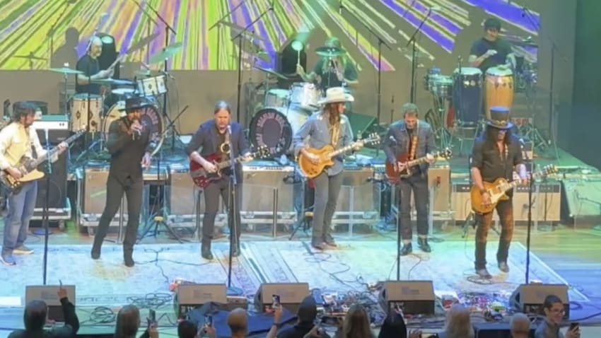 Slash Shreds With The Allman Betts Family Revival At The Ryman