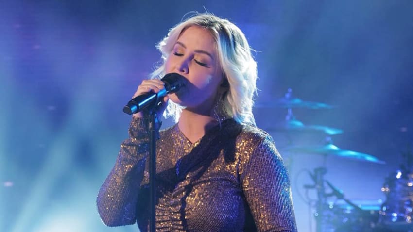 Pregnant Maggie Rose Dazzles In Late Night TV Debut With 'No One Gets Out Alive' On 'Kimmel'