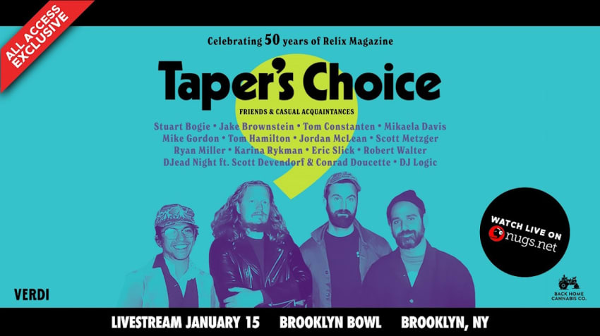 Tapers Choice Relix 50 Livestream
