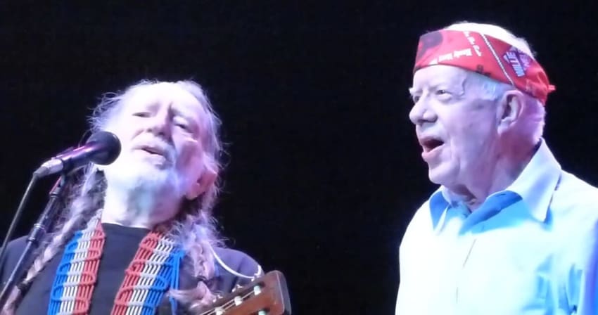 Willie Nelson Jimmy Carter Amazing Grace