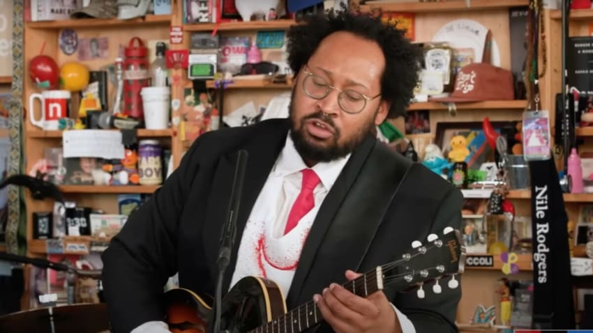 Bartees Strange Slashes Through 'Horror' Cuts For 'Tiny Desk Concert'