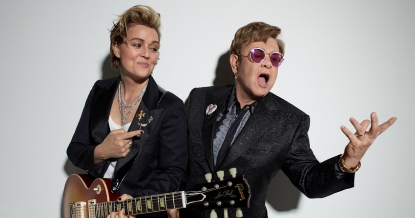 Brandi Carlile Elton John 2025 PRess