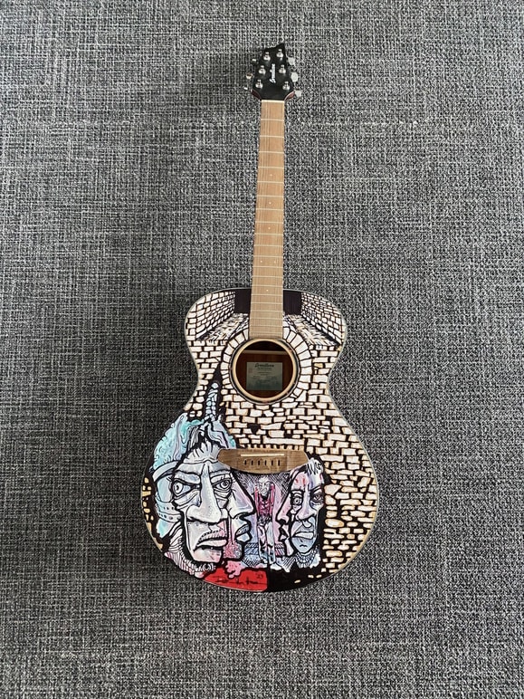 Dave Matthews Signed Guitar