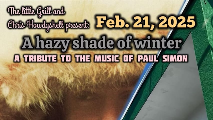 A Hazy shade of Winter, a Paul Simon Tribute Night