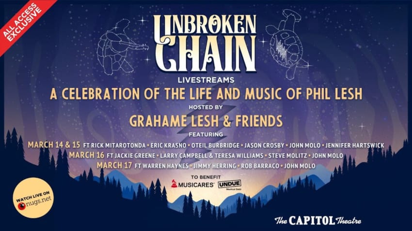 Unbroken Chain: A Celebration of the Life and Music of Phil Lesh 3/17/25 Port Chester, NY